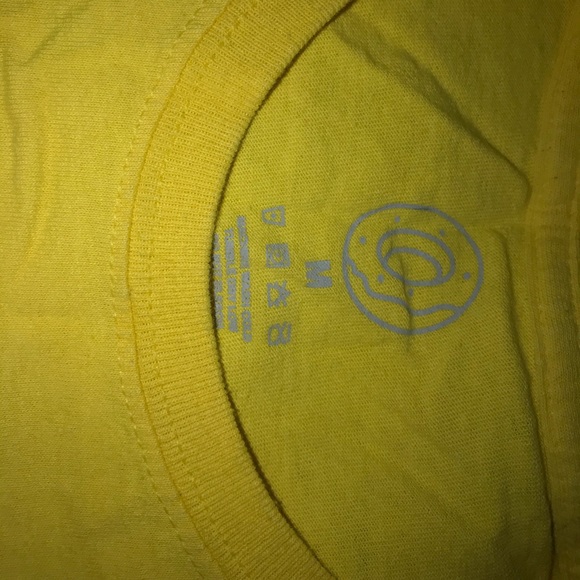 Odd Future Yellow Checker Pattern T-Shirt - Picture 3 of 3